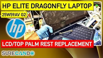 HP Elite Dragonfly G2 Notebook PC 25W59AV LCD & Top Palm-rest Assembly Replacement Guide