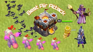 TH 11 Best Air attack strategy // baby dragon and bat Spell attack strategy // Skill of my ---- 