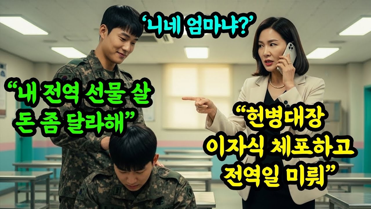 내 전역선물 살 돈 달라해  말년병장에게 삥뜯기는 아들을 본 엄마의 가슴 속까지 시원한 참교육을 선사하다 #오디오북 #사이다사연