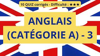 Anglais (catégorie A) - 3