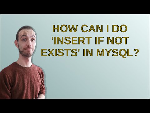 How can I do 'insert if not exists' in MySQL?