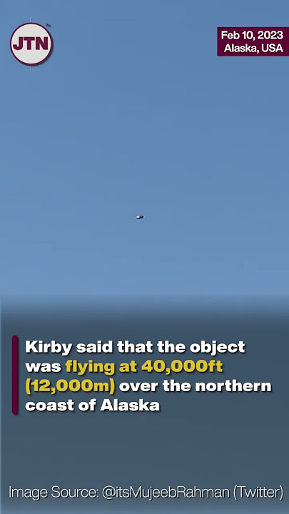 US says high-altitude object shot down off Alaska #shorts