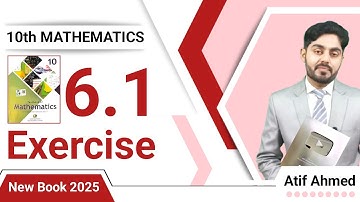 Exercise 6.1 class 10 maths nbf || ex 6.1 class 10 || 6.1 class 10 || by atif ahmed | Federal board