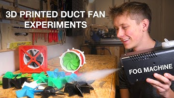 Testing 3D Printed Propellers (3D Printed Duct Fan)