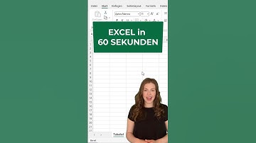 📊 Excel in 60 Sekunden! 🚀