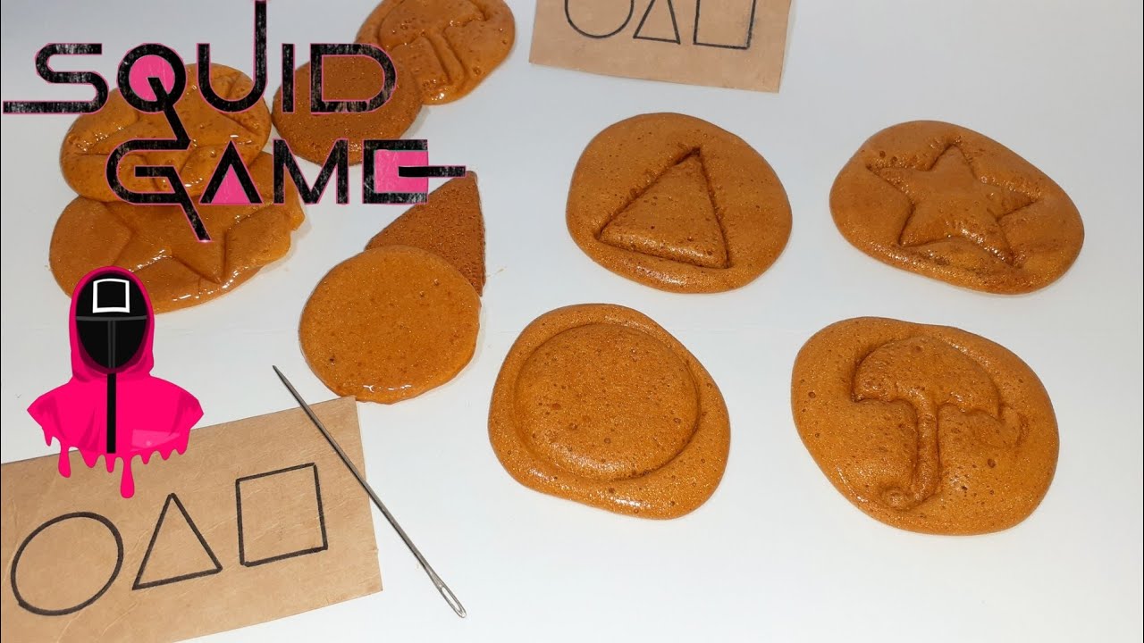 Galletas de El juego del calamar Serie de Netflix Squid game Galletas de El juego del calamar Serie de Netflix Squid game