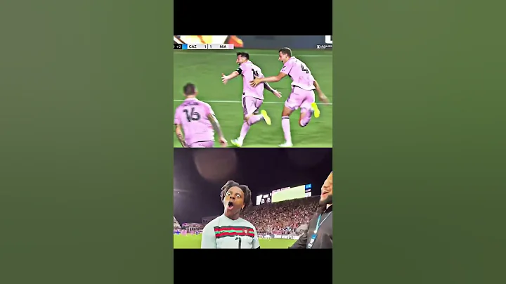 😂 IShowSpeed REACTS to Messi Free Kick 😱🔥 | #shorts #IShowSpeed #Messi #FreeKick #GOAT