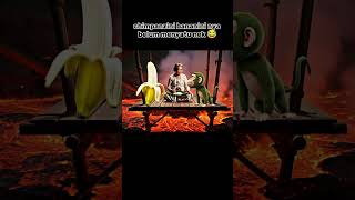 Nenek Lagi Makan Di Kolam Lava Bersama Chimpanzini Bananini