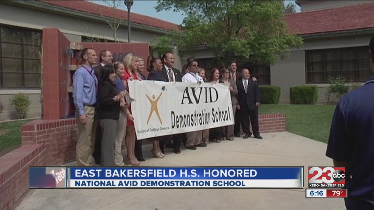 East Bakersfield High School AVID Program Honored YouTube