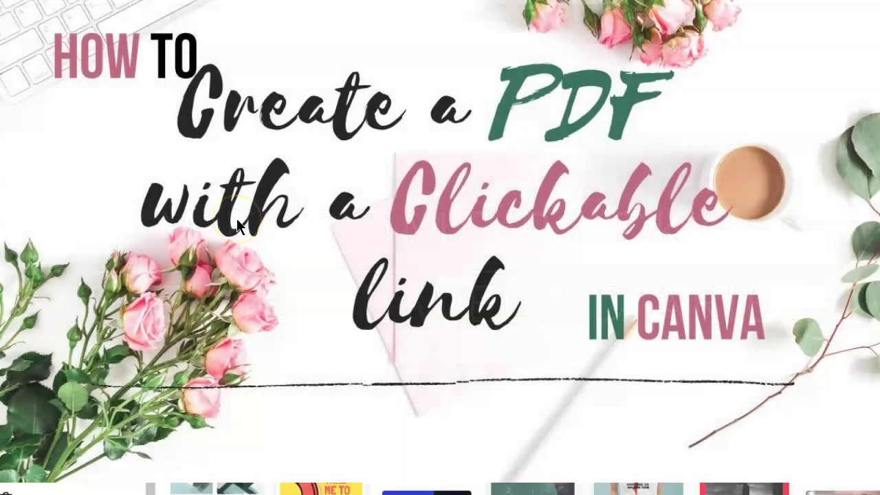 How To Create A PDF With A Clickable Link In Canva