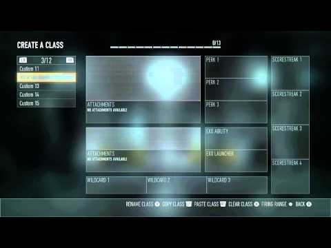 Extra class slots advanced warfare