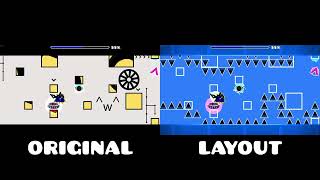 "Troll Level" Original vs Layout | Geometry Dash Comparison