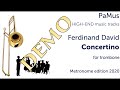 Ferdinand David: Concertino in Eb major for Trombone and orchestra