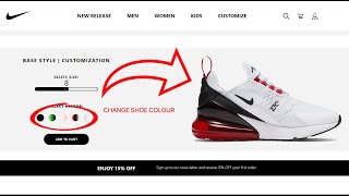 Nike landing page 06 - change shoe colour with alpine (HTML / CSS / UNSEMANTIC / ALPINE.JS)