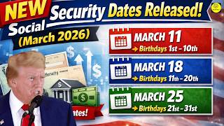 Social Security Checks Payment Schedule  March  2026   Benefit goal