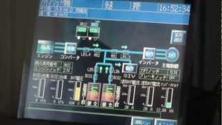 【ＨＢ－Ｅ３００系 リゾートビューふるさと　運転席液晶パネル表示】