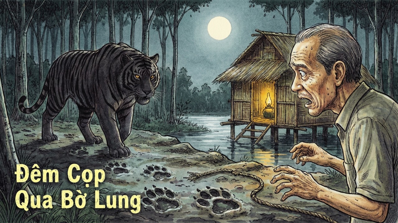 Đêm Gặp Cọp Qua Bờ Lung | Chuyện Rừng U Minh