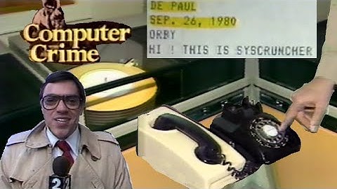 WBBM-TV - Channel 2 News at 6pm - "Computer Crime?  In 1980??" (12/2/1980) 💻