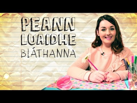 DFÉ - Peann Luaidhe - Bláthanna - Gaeilge - DIY