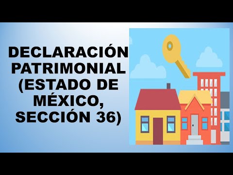 Soy Docente: DECLARACIÓN PATRIMONIAL (ESTADO DE MÉXICO, SECCIÓN 36)