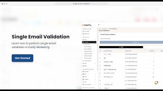 Single Email Validation in Easify Marketing | Easify Marketing | Tutorial