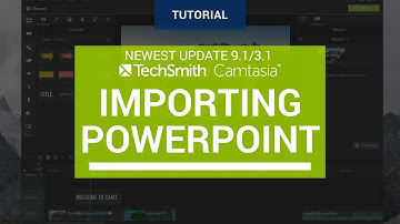 Importing PowerPoint in Camtasia 9