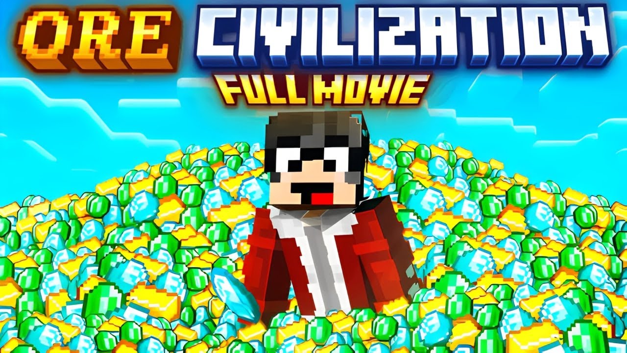 Minecraft But I Survive In ORE CIVILIZATION [FULL MOVIE]