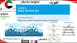 wave properties physics inspire G EOT شرح خصائص الموجات هيكل فيزياء مراجعة