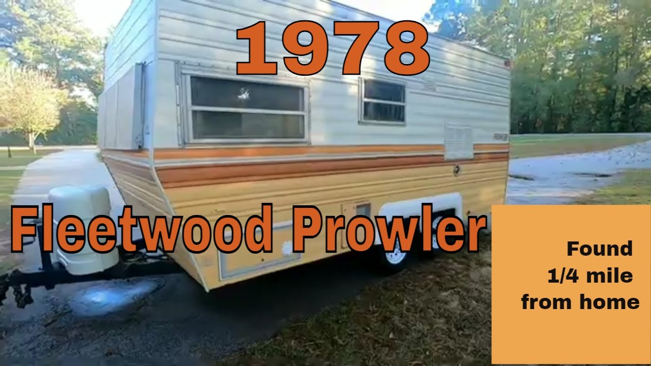1978 fleetwood wilderness travel trailer