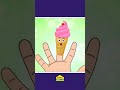 Ice Cream Finger Family Song #shorts #nurseryrhymes #icecream