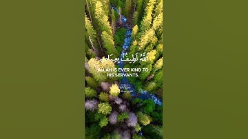 {اللَّهُ لَطِيفٌ بِعِبَادِهِ يَرْزُقُ مَنْ يَشَاءُ ۖ } #سورة_الشورى Ash-Shura آية 19 Consultation