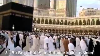 Ahzab Suresi Kabe İmamı Sudais Türkçe Altyazılı Mealli