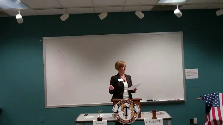 Kim Hren evaluates Linda Snyder's Advanced speech....