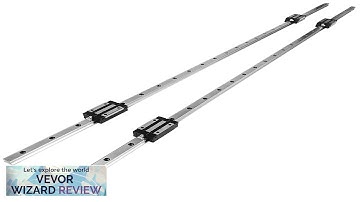 VEVOR Linear Rail 2X 20-1500mm Linear Slide Rail + 4X Pillow Block Review