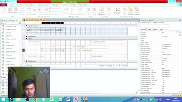Microsoft Access || Cara Membuat Laporan Keuangan part 9/15