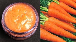 गाजर की क्रीम से पाएं गोरी और बेदाग त्वचा | Skin Whitening Carrot Cream  Remove Dark Spots & Pimples