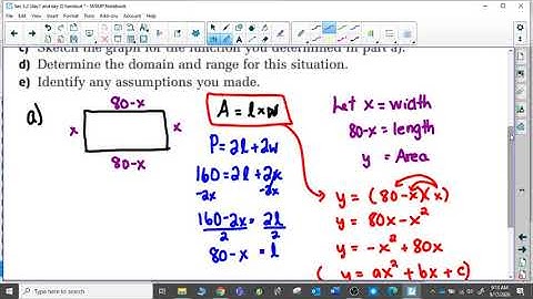 Pre-Calculus 20 Sec 3.2 (Part 2 - Example 2)