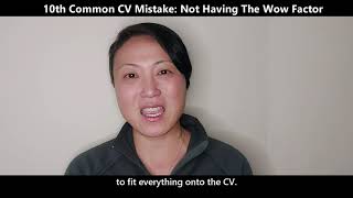 13 Common CV Mistakes: Mistake 10 Not Having The WOW Factor