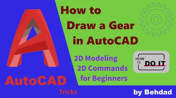How to Draw Simple #Gear in #AutoCAD - for #Beginners
