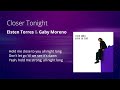 Closer Tonight - Elsten Torres & Gaby Moreno