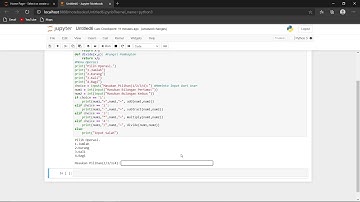 Cara membuat kalkulator sederhana menggunakan Jupyter notebook melalui anaconda prompt