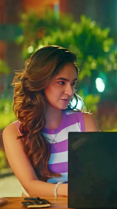 Anushka sen see laptop movie #shorts #anushkasen