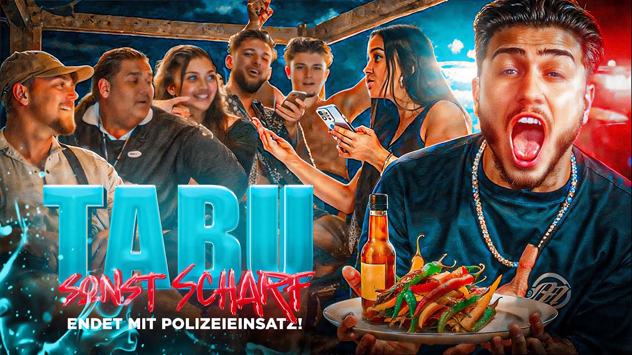 LUSTIGSTE ICON 6 CHALLENGE ENDET IM POLIZEIEINSATZ 🚨 Tabu sonst Scharf 🌶 mit Albozz, ILO, Biggie, ..