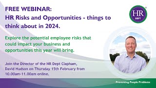 HR Risks And Opportunities You Can't Avoid In 2024