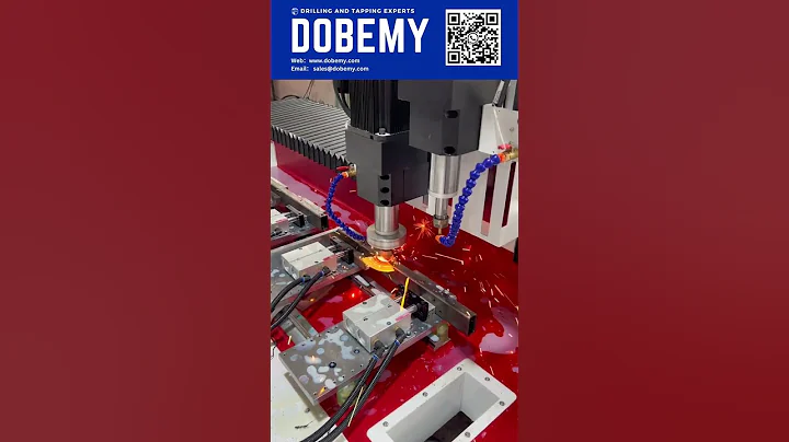 Double staion flow drill auto #cnc  machine #DOBEMY