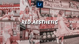 RED AESTHETIC PRESET Lightroom Mobile Tutorial Free Preset DNG | Free Lightroom Presets 2020 screenshot 5
