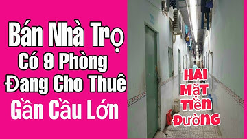 #ĐẤT ĐỨC HÒA | BÁN DÃY NHÀ TRỌ CÓ 9 PHÒNG ĐANG CHO THUÊ KÍN GẦN NGÃ 3 MỸ HẠNH |#0359331116 .