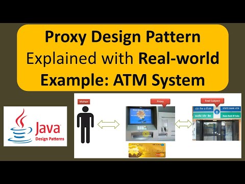 Proxy Design Pattern Explained with Real-world Example: ATM System