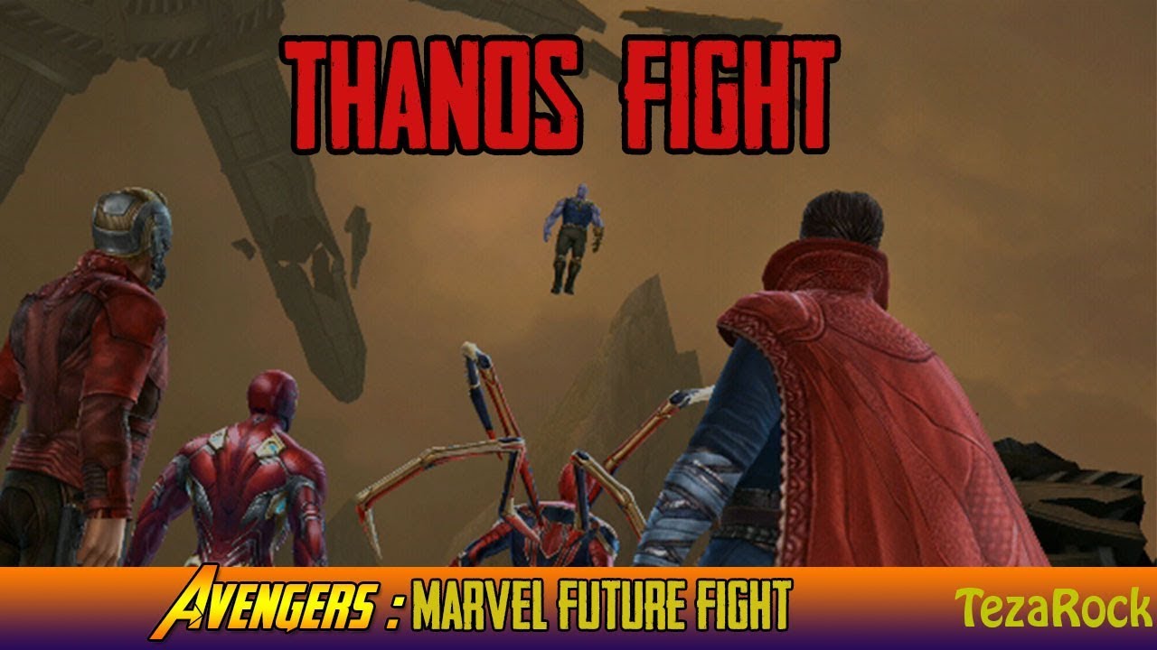 Avengers Fight : Thanos vs Iron Man, Spider Man & Doctor Strange | MARVEL Future Fight gaming logo