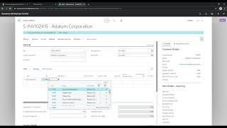 Microsoft Dynamics Business Central - Create a Sales Invoice